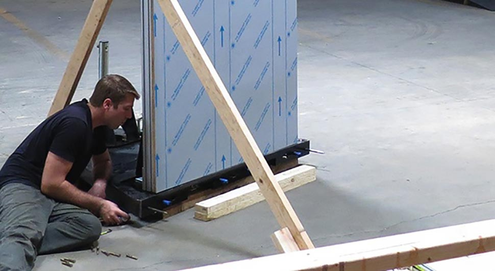 Working on the 'Ourself' art installation at NextFab
