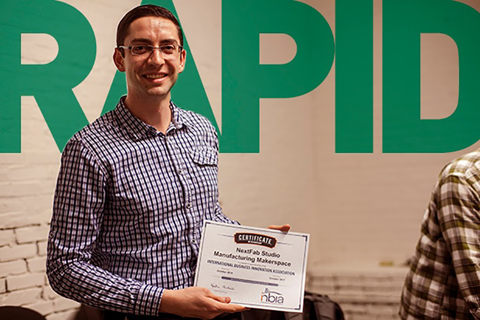 NextFab RAPID Hardware Accelerator graduate