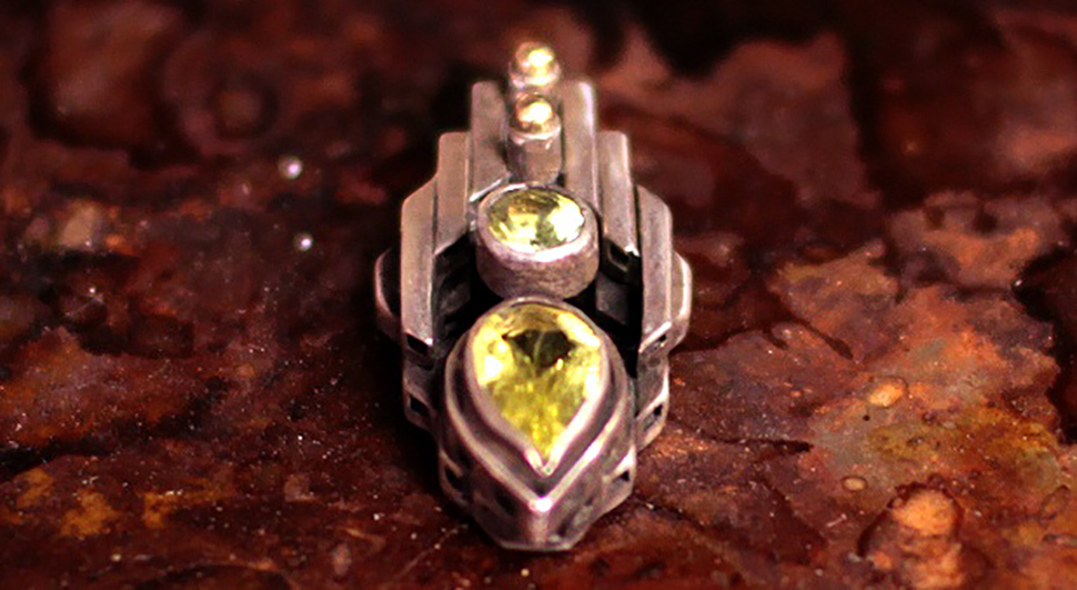 Jewelry made at NextFab makerspace
