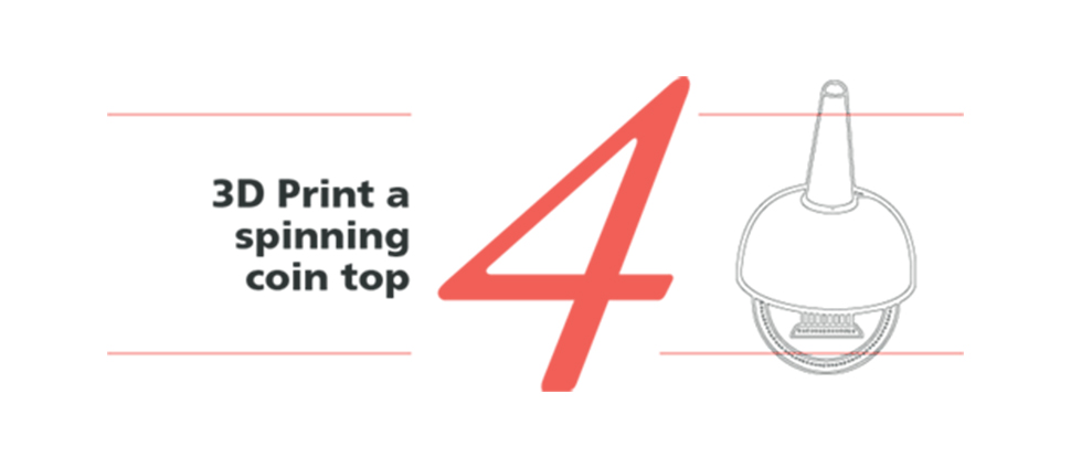 3D print a spinning coin top at NextFab