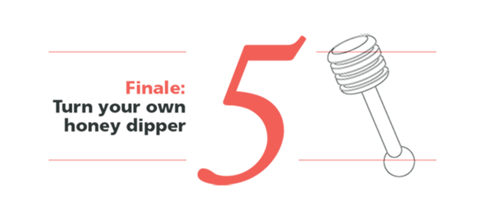 Turn your own honey dipper at NextFab