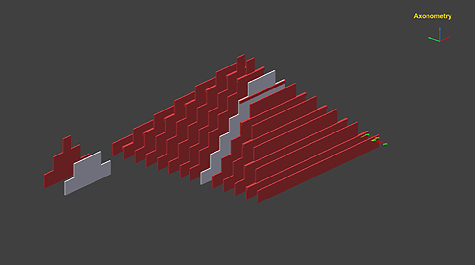 CAD build of pyramid prototype