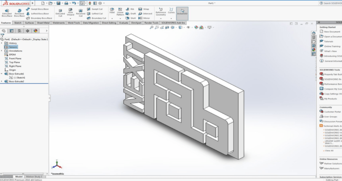 intro to solidworks