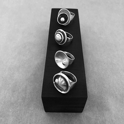 m. et al. - handcrafted sterling silver jewelry using the ancient cuttlebone casting method 1