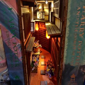miniAlley - intricately handcrafted diorama bookshelf inserts 1