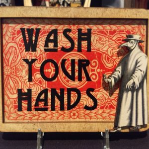 Roadside Linen Arts - weird, wonderful, dark-themed shadowbox art pieces using laser-cut printed images 3