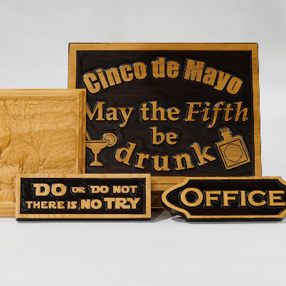 ABI Woodworking - 3D relief woodcarvings for home and business