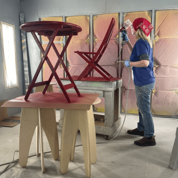 paint booth at nextfab