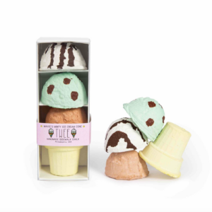 3D printed ice cream cone sidewalk chalk