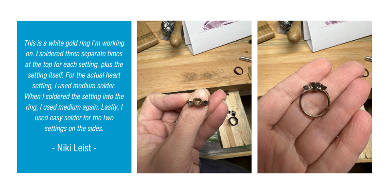 Types of solder to use while making a ring