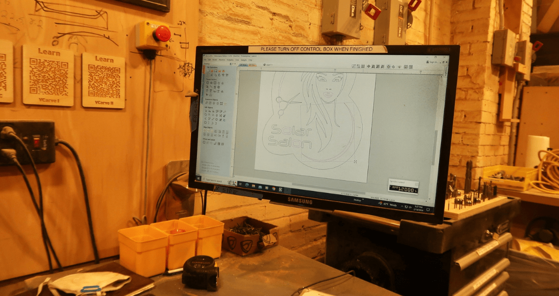 Custom Signmaking CNC Design, Carving, and Finishing