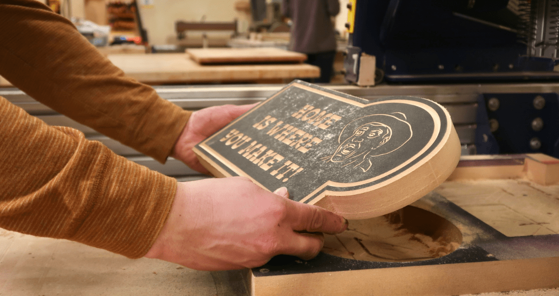 Custom Signmaking CNC Design, Carving, and Finishing