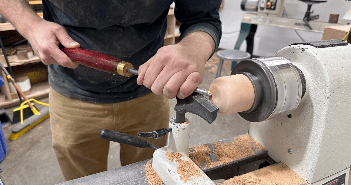 Wood Lathe Lidded Vessel