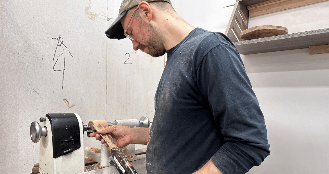 Wood Lathe Lidded Vessel