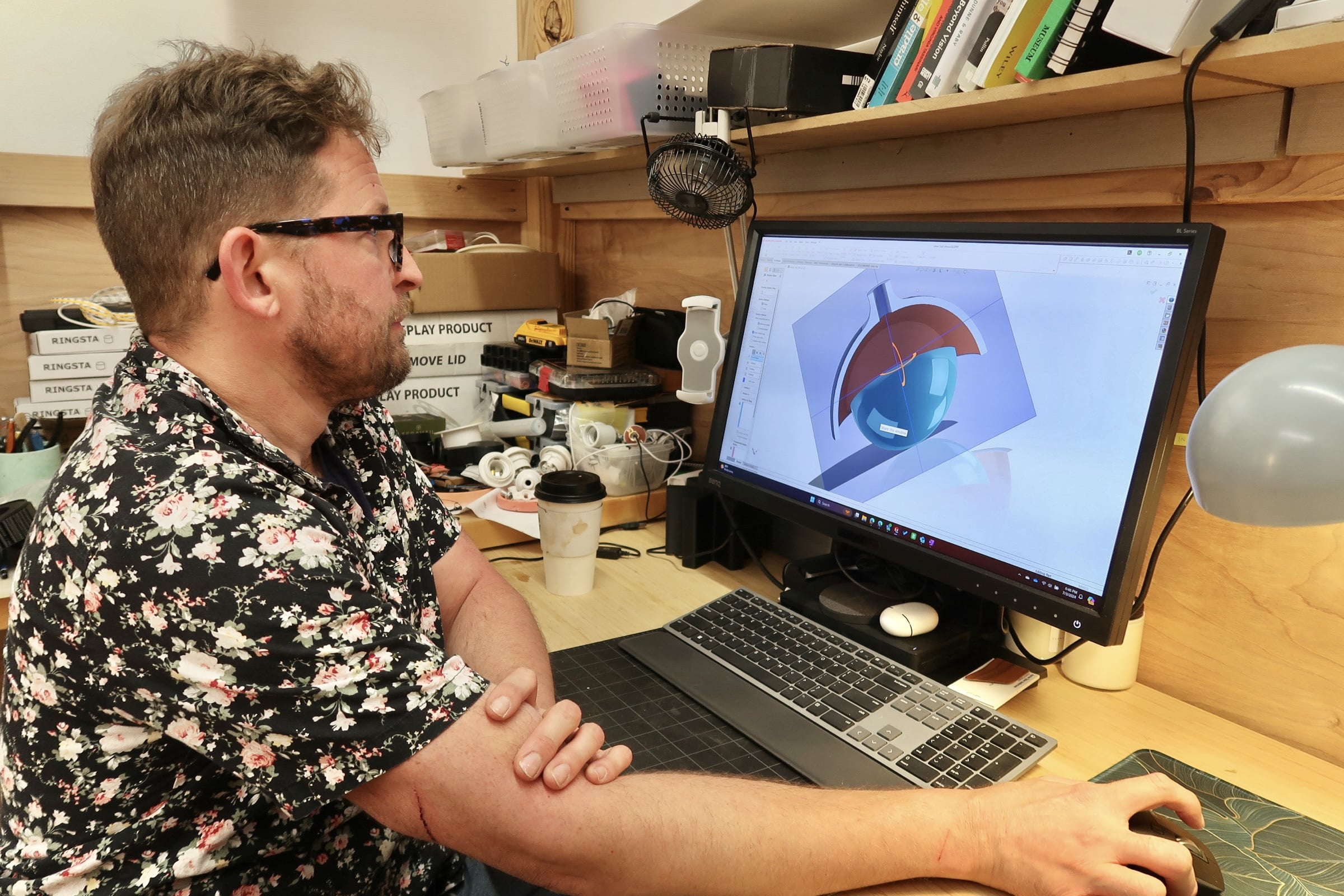 Aaron Anderson in Studio