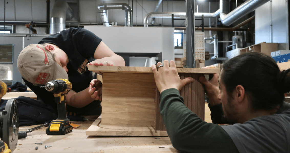 Building Furniture Tambour Door Coffee Table