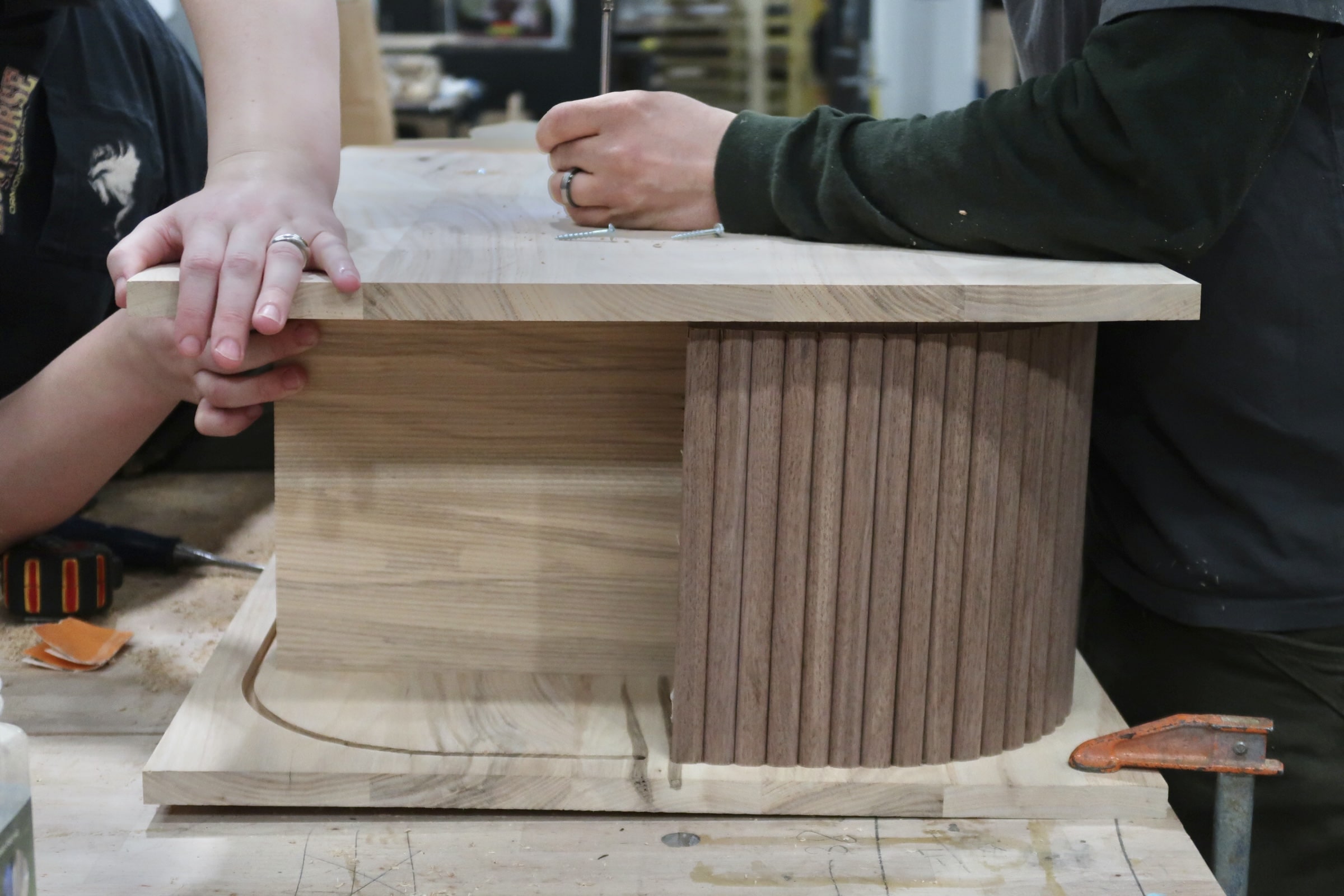 Building Furniture: Tambour Door Coffee Table