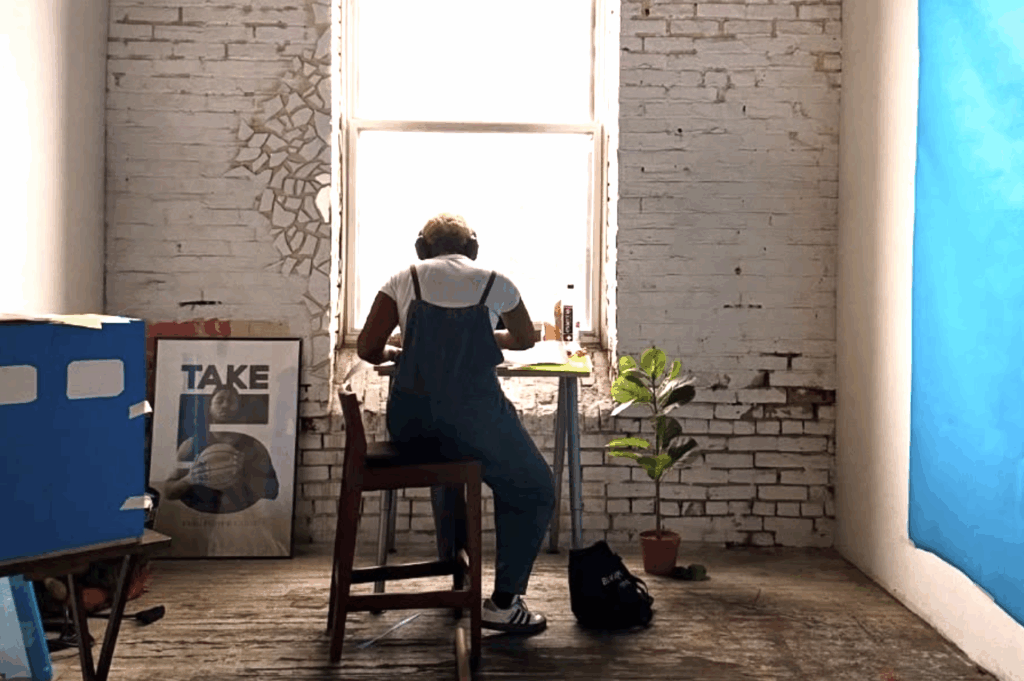 Artist studio West Philadelphia