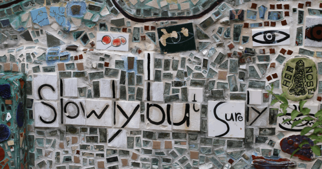 Isaiah Zagar mosaic artist mural in Philadelphia